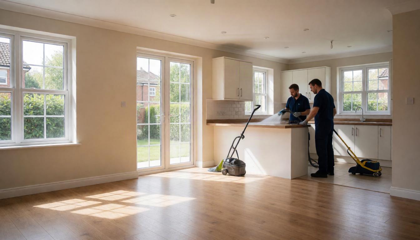 Cleaning for moving days